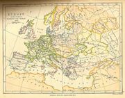 "Europe at the death of Charles the Great, 814."—A School Atlas of English History ed. by Samuel Rawson Gardiner, M.A. LL.D.